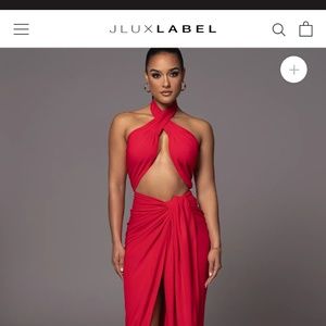 JLUX Red Sahara Dress